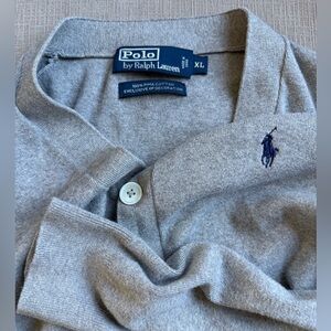 Ralph Lauren Gray Cardigan Sweater